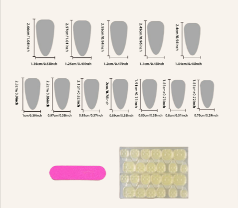 Aurora Manicure Fake Nail Tips
