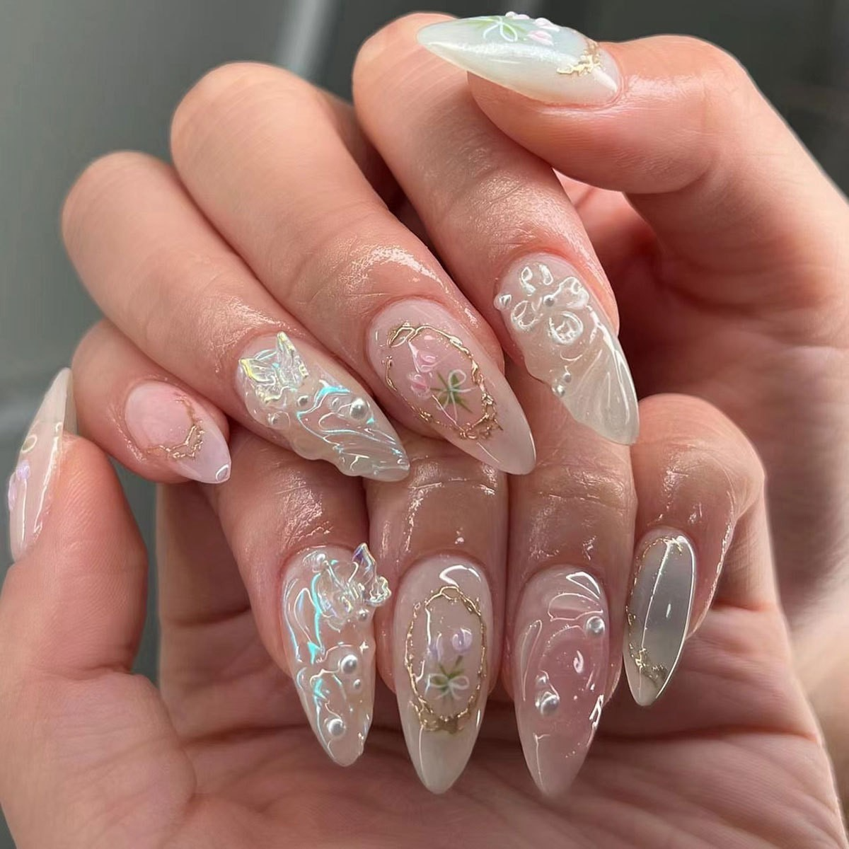 Aurora Manicure Fake Nail Tips